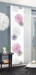 Home Fashion Rawlins Schiebevorhang, Polyester, rosa-grau-blau