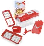 Genius Nicer Dicer Smart | 6 Pieces | Food-Chopper | Multi-Cutter | Slicer | Slicing