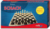noris 606108014 Deluxe Schach, der beliebte Spieleklassiker aus Holz mit großen