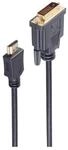 Shiverpeaks&reg; BASIC-S HDMI auf DVI-D Kabel, 2m, Stecker (24+1), vergoldete Kontakte,