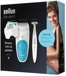 Braun Silk-&eacute;pil 5 Epilierer Damen f&uuml;r Haarentfernung / Haarentferner, inkl.
