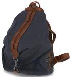Rieker Damen H1055-14 Rucksackhandtasche, Blau, S