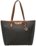 L.CREDI Handtasche Filiberta mit Label-Applikationen