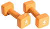 Pure2Improve Unisex-Adult Neopren-Hanteln, Orange, 4kg (2er-Set)