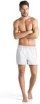 HANRO Herren Boxer Fancy Woven (0101 white), Gr. L