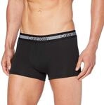 Calvin Klein Herren 3er Pack Boxershorts Trunks Baumwolle mit Stretch, Schwarz