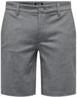 ONLY & SONS Herren Onsmark Shorts 0209 Noos, Medium Grey Melange, XS