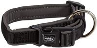 Nobby Halsband Classic Preno, schwarz/grau L: 25-35 cm, B: 15/20 mm, 1 St&uuml;ck