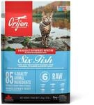 Orijen Six Fish Futter f&uuml;r Katzen und K&auml;tzchen
