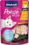 Vitakraft Po&eacute;sie D&eacute;lice, Junior, Nassfutter Katze, Katzennassfutter in Sauce, mit