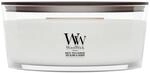 WoodWick Ellipse Duftkerze | White Tea & Jasmine | mit knisterndem Docht 