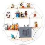 BOARTI Kinder Regal Fu&szlig;ball in Wei&szlig; - geeignet f&uuml;r die Toniebox und ca. 35...