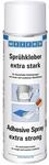 WEICON Spr&uuml;hkleber extra stark, farblos, 500 ml | Klebespray, Kleber zum...