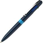 Kugelschreiber Schneider Take 4 blau - Vierfarb-Kugelschreiber, 138003
