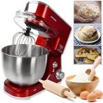 Syntrox Germany KM-1000W K&uuml;chenmaschine Knetmaschine Mixer, Edelstahl-Beh&auml;lter, 5
