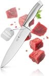 R&Ouml;SLE Kochmesser Basic Line - 20 cm hochwertiges K&uuml;chenmesser f&uuml;r Fleisch,...