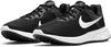 Nike Damen Revolution 6 Laufschuh, Black/White-Dk Smoke Grey-Cool, 40.5 EU