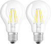 Osram LED Base Classic A Lampe, in Kolbenform mit E27-Sockel, nicht dimmbar, Ersetzt
