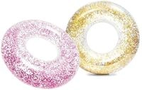 INTEX Schwimmreifen mit Glitter aufblasbarer Schwimmring &Oslash; 107 cm inkl. Reparaturset