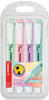 Textmarker - STABILO swing cool Pastel - 4er Pack - Hauch von Minzgrün, rosiges