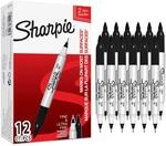 Sharpie Doppelseitiger Permanent Marker | Marker Stifte mit Doppelspitze (Fein &