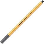 STABILO - Fineliner - point 88 - Einzelstift - schwarzgrau