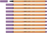 STABILO - Fineliner - point 88-10er Pack - grauviolett