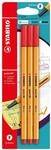 STABILO - Fineliner - point 88-3er Pack - rot