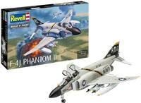 Revell Modellbausatz Flugzeug 1:72 - F-4J Phantom II im Ma&szlig;stab 1:72, Level 3,