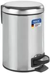 WENKO Kosmetikeimer 3 Liter, rostfreier Edelstahl, mit Absenkautomatik,