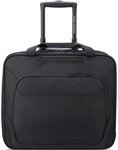 DELSEY PARVIS PLUS Laptop Rollkoffer, 44 cm, 33 liters, Schwarz (Noir)