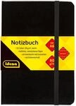 Idena 209282 - Notizbuch DIN A6, kariert, Papier cremefarben, 192 Seiten, 80 g/m&sup2;,