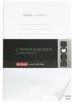 Herlitz 50034130 Refill f&uuml;r Notizheft flex, A5, 2 x 40 Blatt blanko, 1 St&uuml;ck, Wei&szlig;
