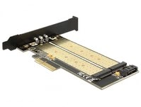 Delock PCI Express X4 Karte > 1 x intern m.2 Key B + 1 x intern NVMe m.2 Key m...