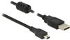 DeLock Kabel USB 2.0 Typ-A Stecker > USB 2.0 Mini-B Stecker 2,0 m schwarz