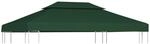 vidaXL Pavillon-Dachplane Ersatzdach 310 g/m&sup2; Gr&uuml;n 3x4 m