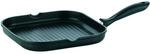 kela 15156 Grill-Eckpfanne, 2 Ausg&uuml;sse, Antihaftversiegelung, Aluguss 5 mm,