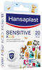 Hansaplast Kinderpflaster Sensitive (20 Strips), Wundpflaster mit niedlichen