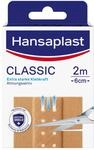 Hansaplast Classic Pflaster (2 m x 6 cm), zuschneidbare Wundpflaster mit extra