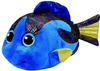 TY 37244 Fish Beanie Boo's Aqua Fisch mit Glitzeraugen, 42 cm, blau