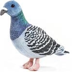 Uni-Toys - Stadttaube - 20 cm (H&ouml;he) - Pl&uuml;sch-Taube, Vogel - Pl&uuml;schtier,