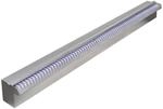 vidaXL Edelstahl Wasserfall mit LEDs 90cm Teich Wasserspiel Kaskade 2...