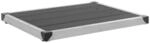 vidaXL Garten-Duschwanne WPC Edelstahl 80 x 62 cm Grau