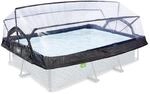 EXIT Toys Poolabdeckung Rechteckig 220 x 150 cm Universell f&uuml;r Rahmenpools &ndash; H&auml;lt