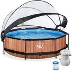 EXIT Toys Aufstellpool Rund &oslash; 300 x 76 cm Garten & Outdoor mit Filterpumpe |...
