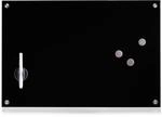 Zeller 11661 Memoboard, Glas, schwarz