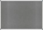 MAUL Pinnwand braun 60x90 MAULstandard Textilfl&auml;che mit Alurahmen