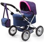 Bayer Design 13054AA Puppenwagen Trendy mit Tasche, h&ouml;henverstellbarer Griff,