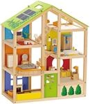 Hape Vier-Jahreszeiten Puppenhaus - aus Holz, Preisgekr&ouml;ntes dreist&ouml;ckiges
