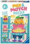 Ravensburger Kinderpuzzle - 05135 Mix&Match Lustige Monster - Puzzle f&uuml;r...